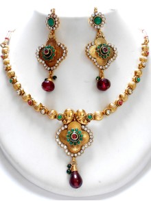 Polki Necklace Set